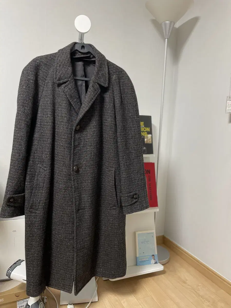 해리스트위드 Harris Tweed 발마칸 코트